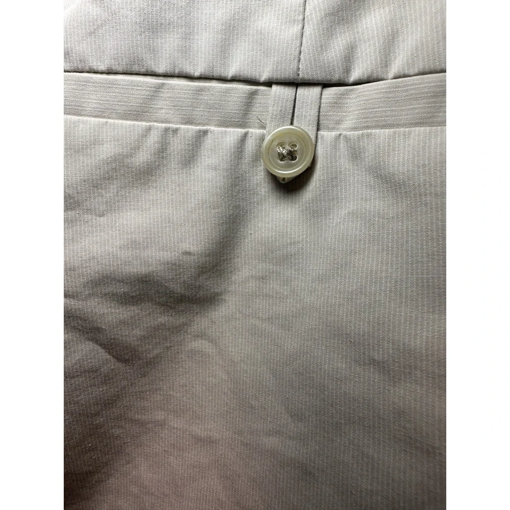 Banana Republic Men's Flat Front‎ Size 38 X 32 Light Khaki  #28 Cotton Preppy
